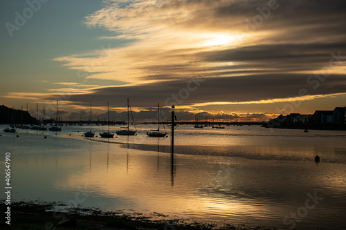 sunrise at the harbor