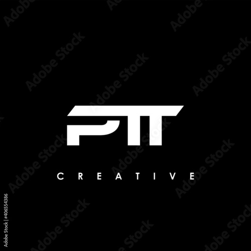 PTT Letter Initial Logo Design Template Vector Illustration photo