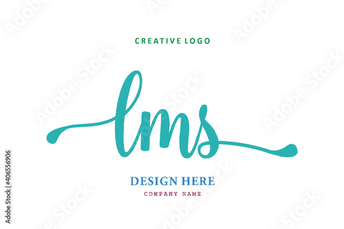 LMS lettering logo is simple, easy to understand and authoritative
