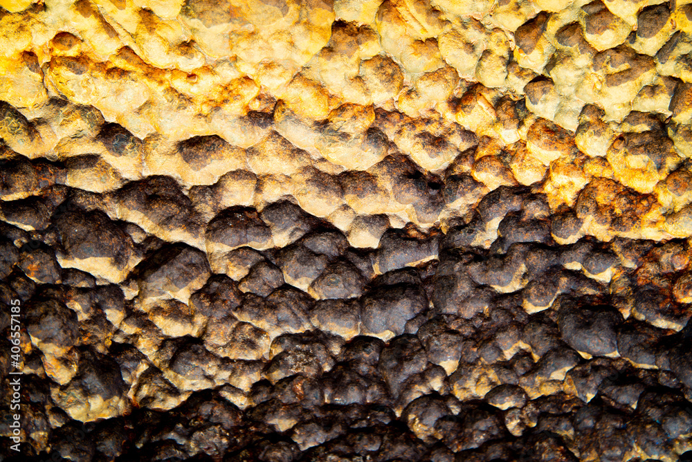 Outer Texture of an Iron Meteorite Outer Texture of an Iron Meteorite