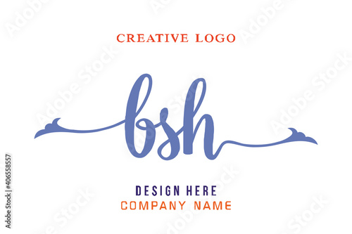 BSH lettering logo is simple, easy to understand and authoritative