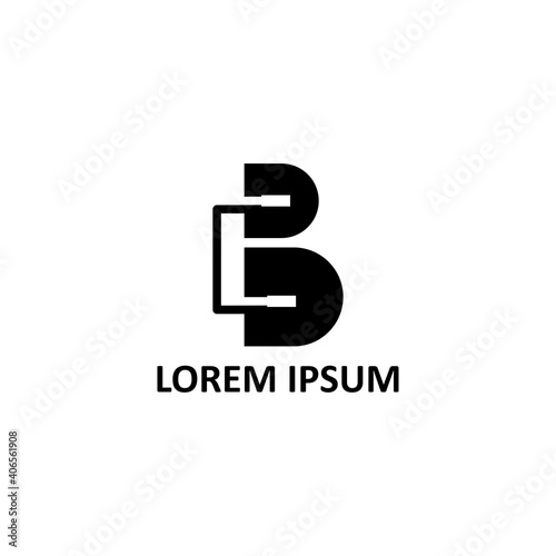Letter B creative logo illustration vector design template