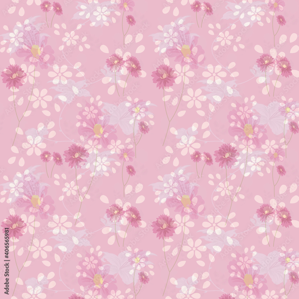 abstract digital flower design pattern on backgorund1ok abstract digital flower design pattern on backgorund1ok