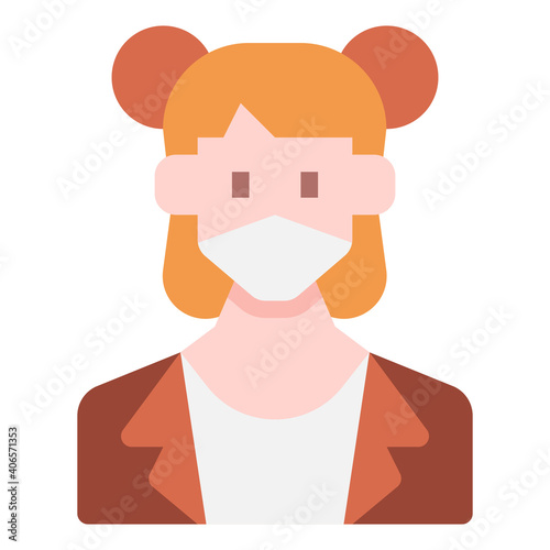 Actress icon for web element , webpage, application, card, printing, social media, posts etc.