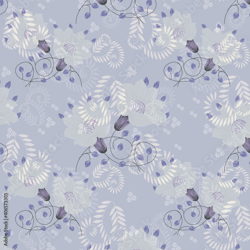 abstract digital flower design pattern on     backgorund1ok