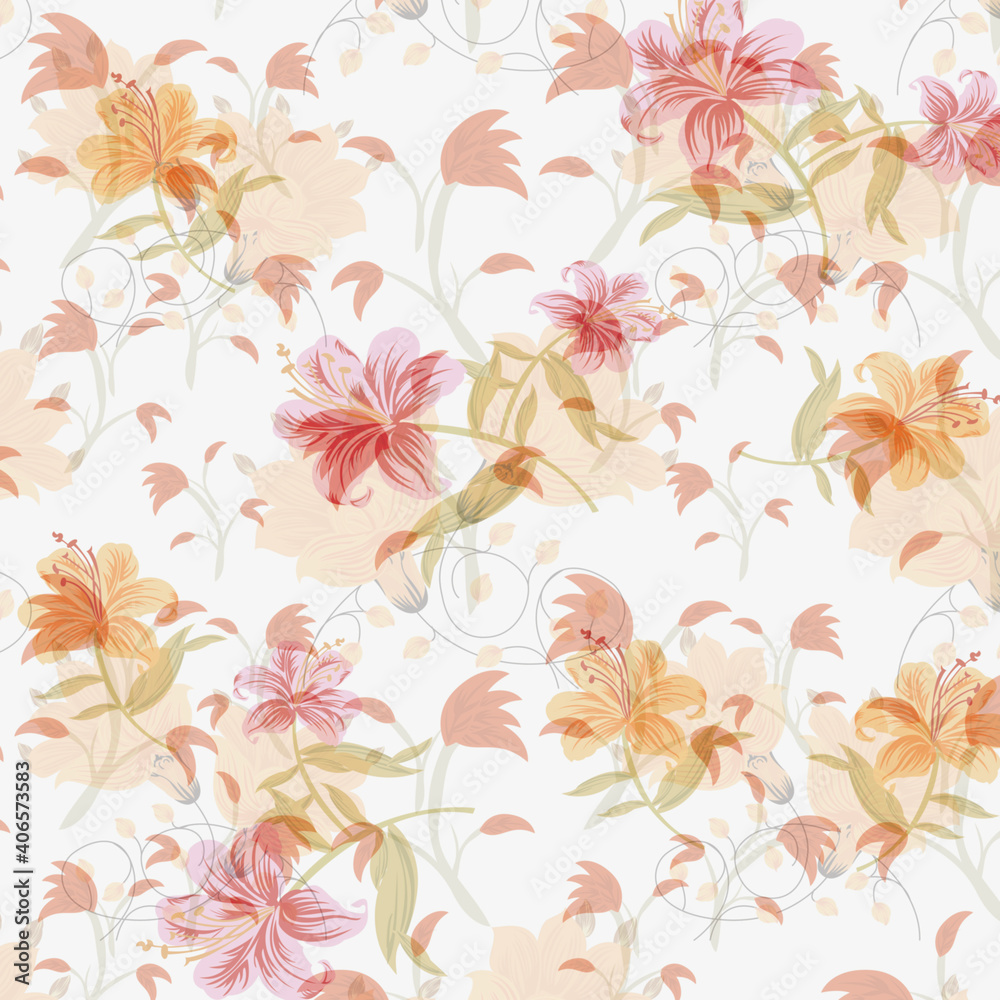 abstract digital flower design pattern on backgorund1ok abstract digital flower design pattern on backgorund1ok