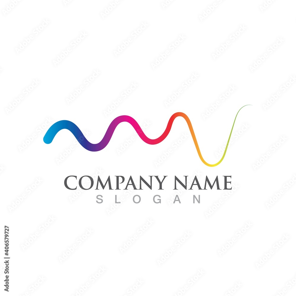 Sound waves vector illustration Sound waves vector illustration