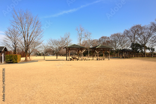 三重県松阪市 冬の芝生公園