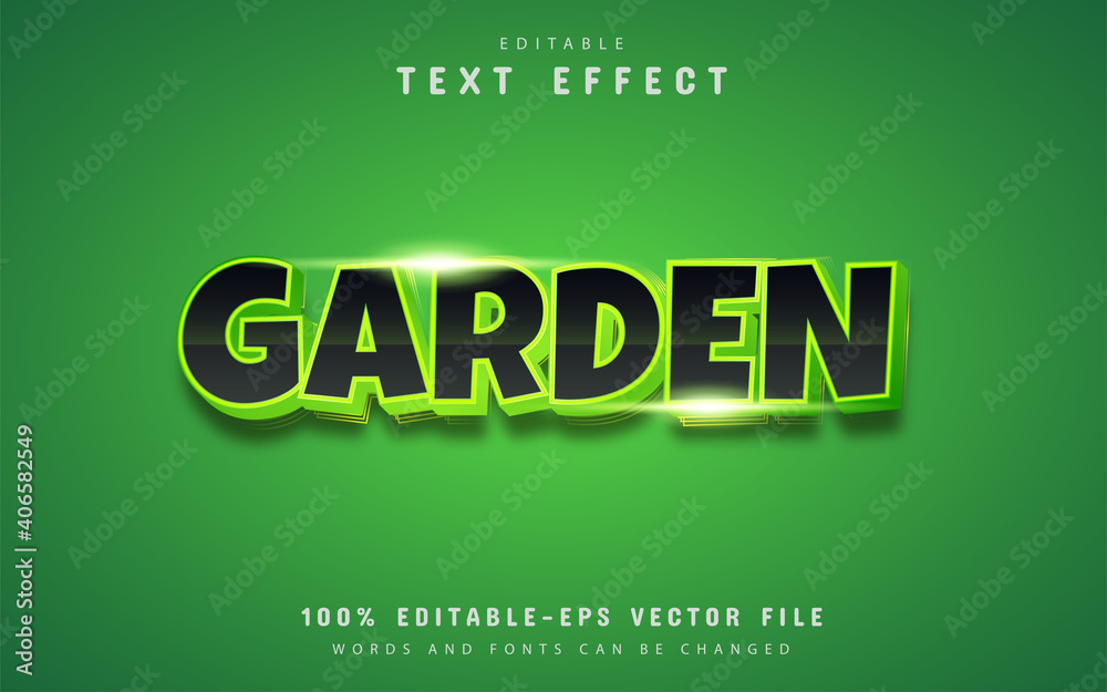 Garden text, green gradient style text effect Garden text, green gradient style text effect