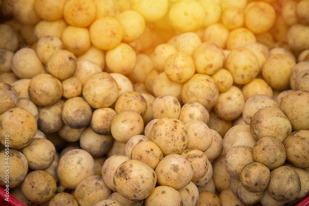 Longkong Thai fruit is on the market. Longkong Thai fruit is on the market.