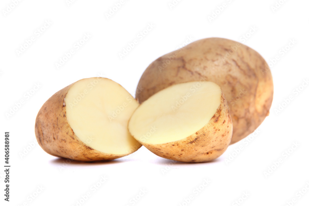 potato isolated on white background