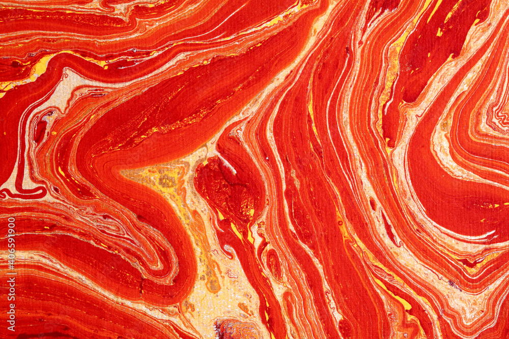 Obraz premium red paint texture background