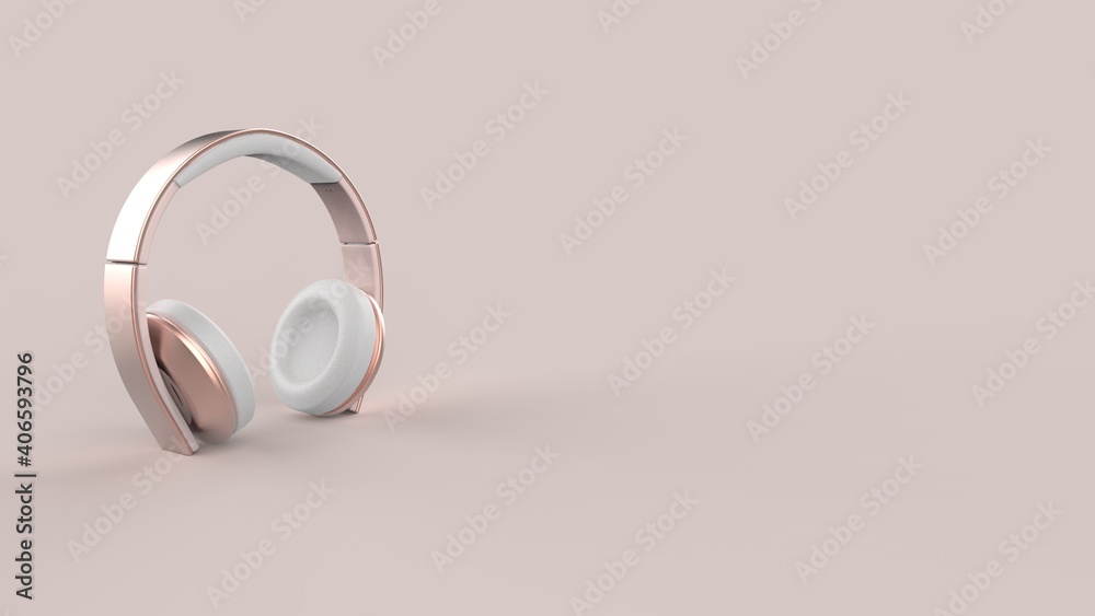 headphones isolated on pure background