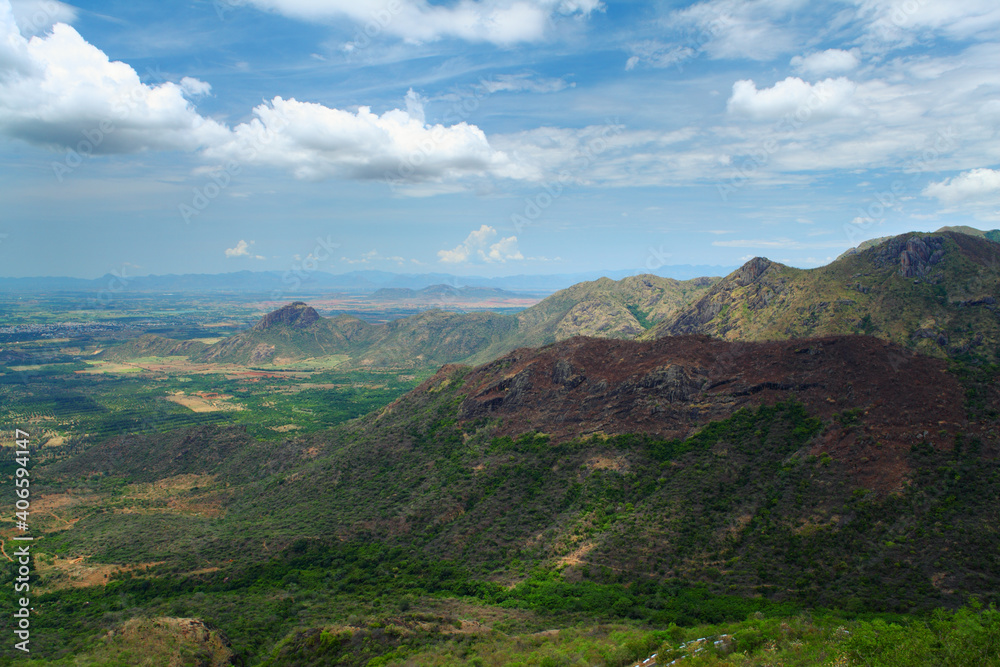 Naklejka premium Munnar mountain.
