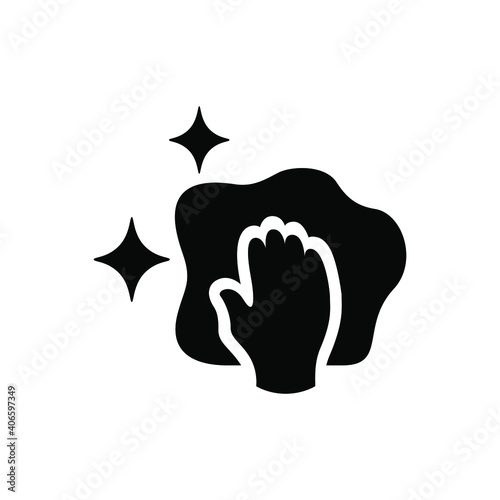 Cleaning rag icon