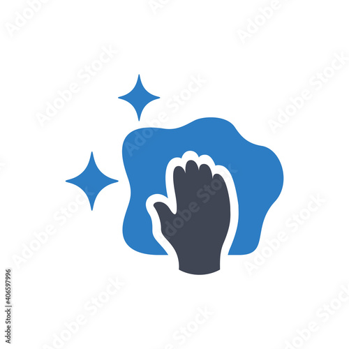 Cleaning rag icon