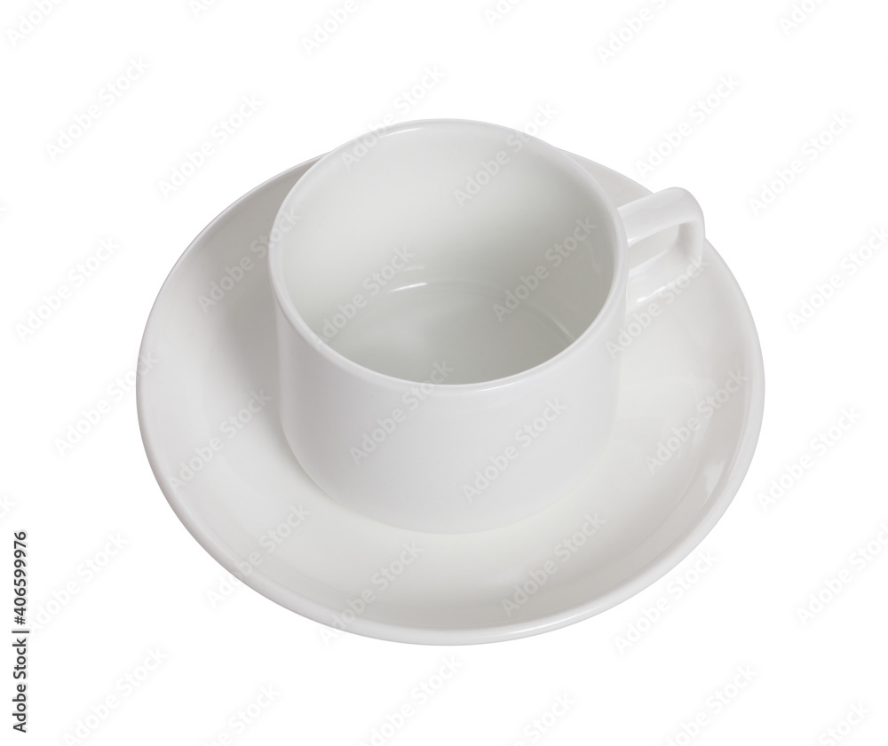 Tea cup on isolated on white. Tea cup on isolated on white.