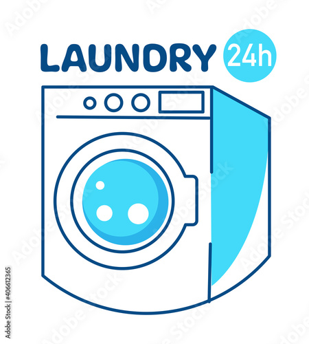 Laundry service 24h, washing and cleaning clothes