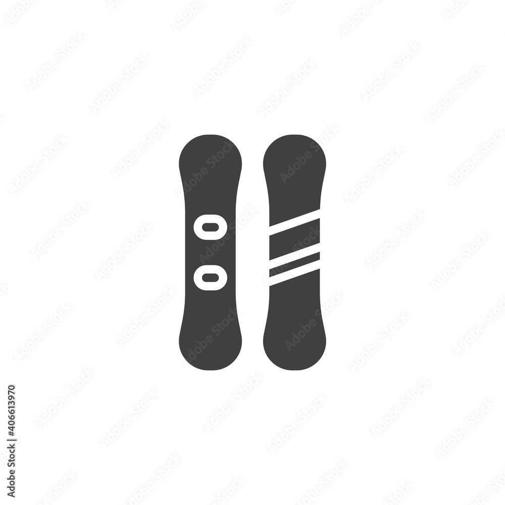 Winter ski vector icon. filled flat sign for mobile concept and web design. Ski glyph icon. Symbol, logo illustration. Vector graphics Winter ski vector icon. filled flat sign for mobile concept and web design. Ski glyph icon. Symbol, logo illustration. Vector graphics