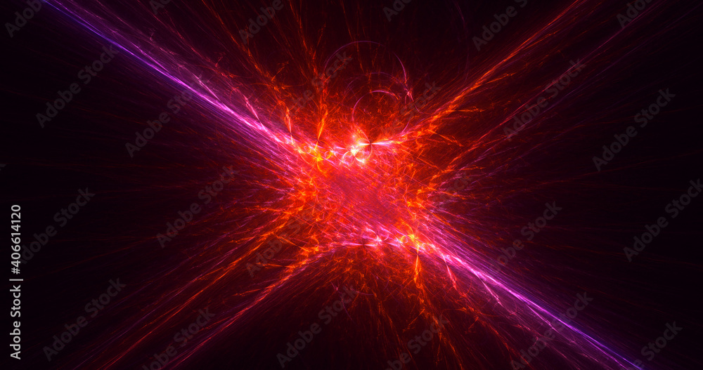 3D rendering abstract multicolor fractal light background 3D rendering abstract multicolor fractal light background