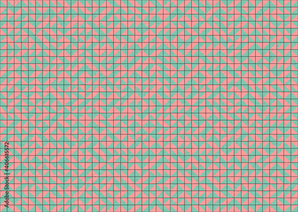 Naklejka premium Abstract Geometric Pattern generative computational art illustration