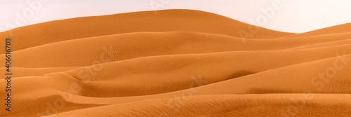 Fototapeta Naklejka Na Ścianę i Meble -  Bend of the ridge of a sand dune in the desert