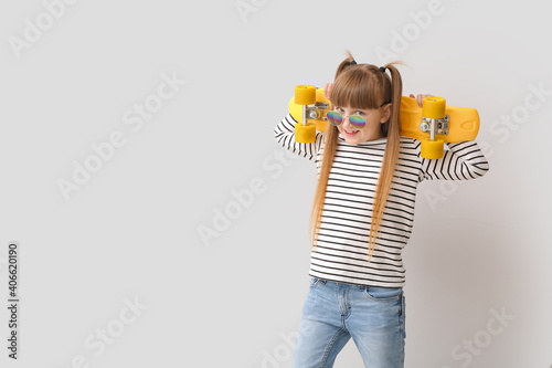 Cute little girl with styli...