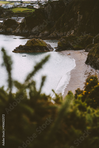 Kayakers on the beach