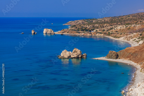 Aphrodite rock in Paphos Cyprus