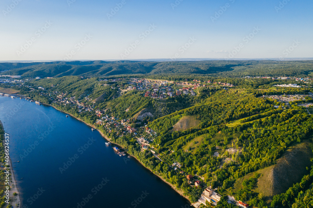 River mountain landscape