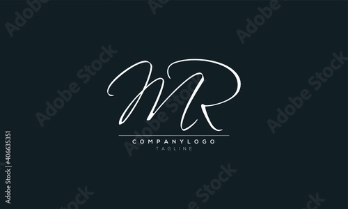 MR RM M AND R Abstract initial monogram letter alphabet logo design