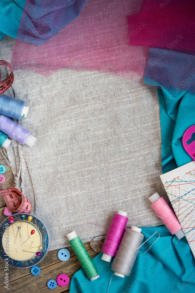 Obraz premium items for sewing