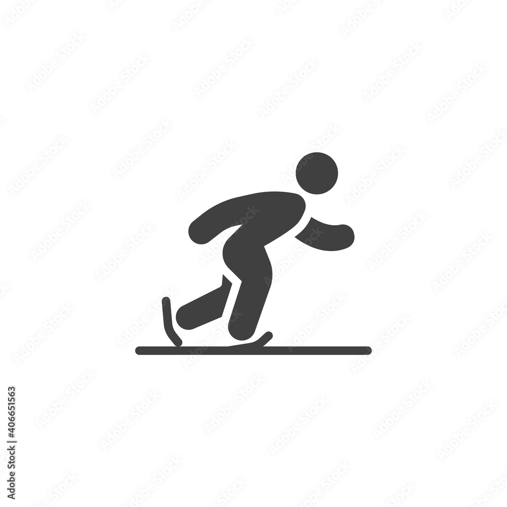 Ice skating vector icon. filled flat sign for mobile concept and web design. Winter skating glyph icon. Symbol, logo illustration. Vector graphics Ice skating vector icon. filled flat sign for mobile concept and web design. Winter skating glyph icon. Symbol, logo illustration. Vector graphics