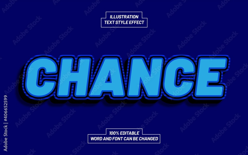 Chance Text Style Effect