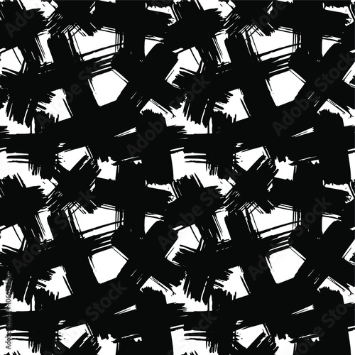 Bold Brush Stroke Pattern