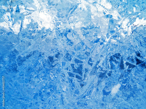 Blurred ice texture