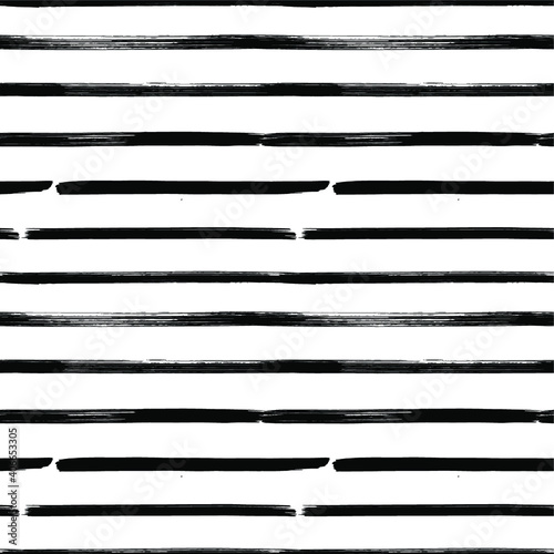 Sketchy Seamless Brush Lines Pattern
