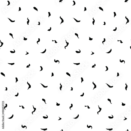Doodle Random Strokes Brush Pattern
