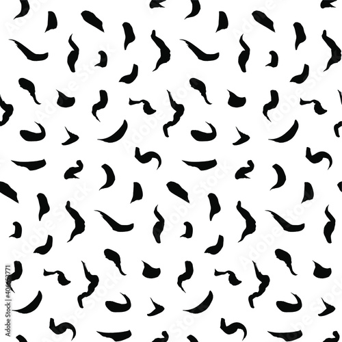 Doodle Random Strokes Brush Pattern