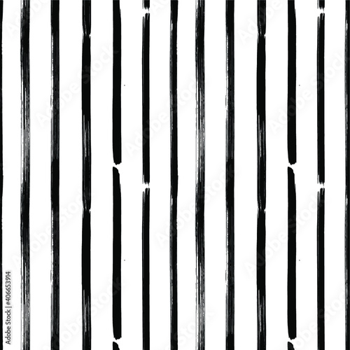 Seamless Brush Stroke Line Pattern