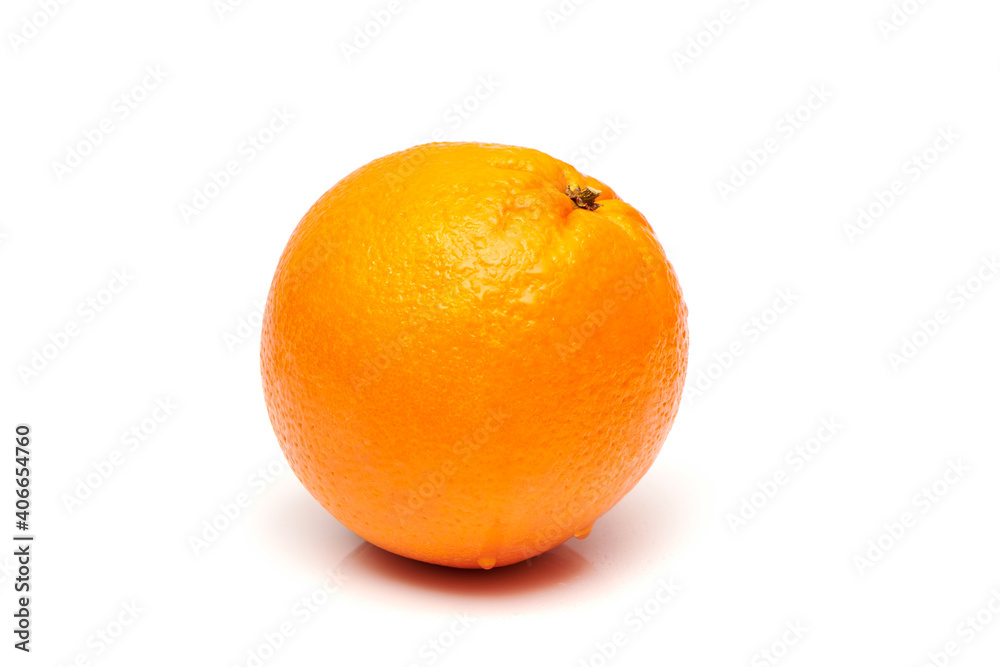 Delicious and healthy ripe oranges isolated on white Delicious and healthy ripe oranges isolated on white