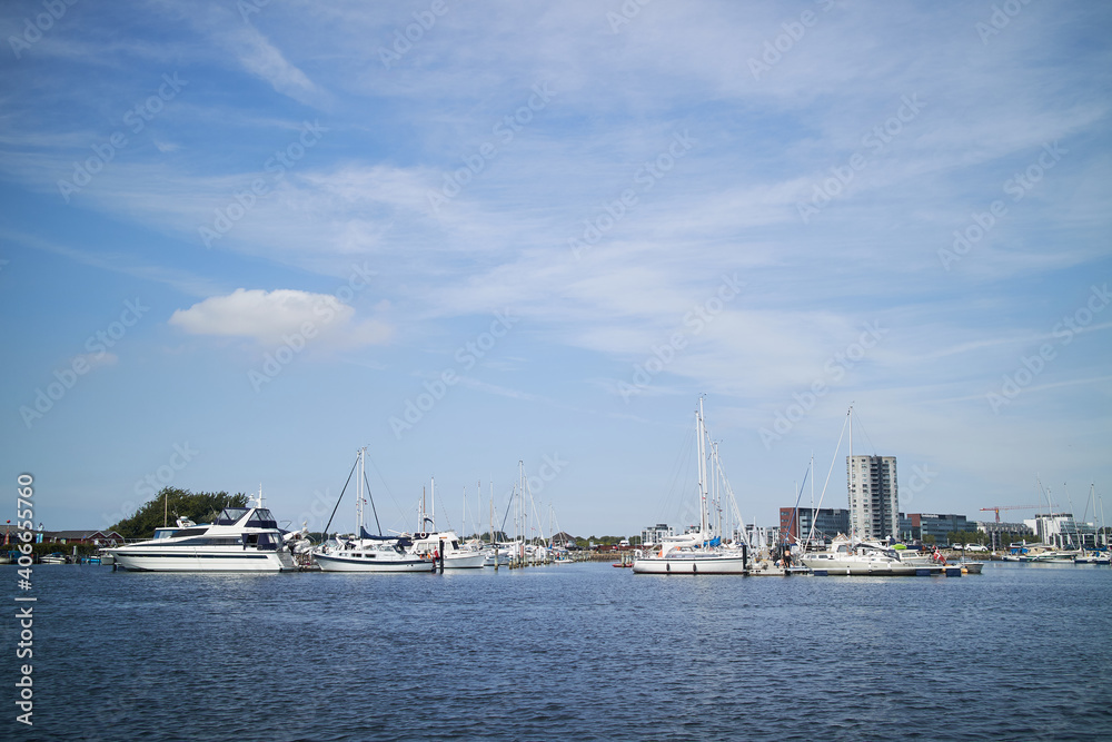 boats in water by city in denmark