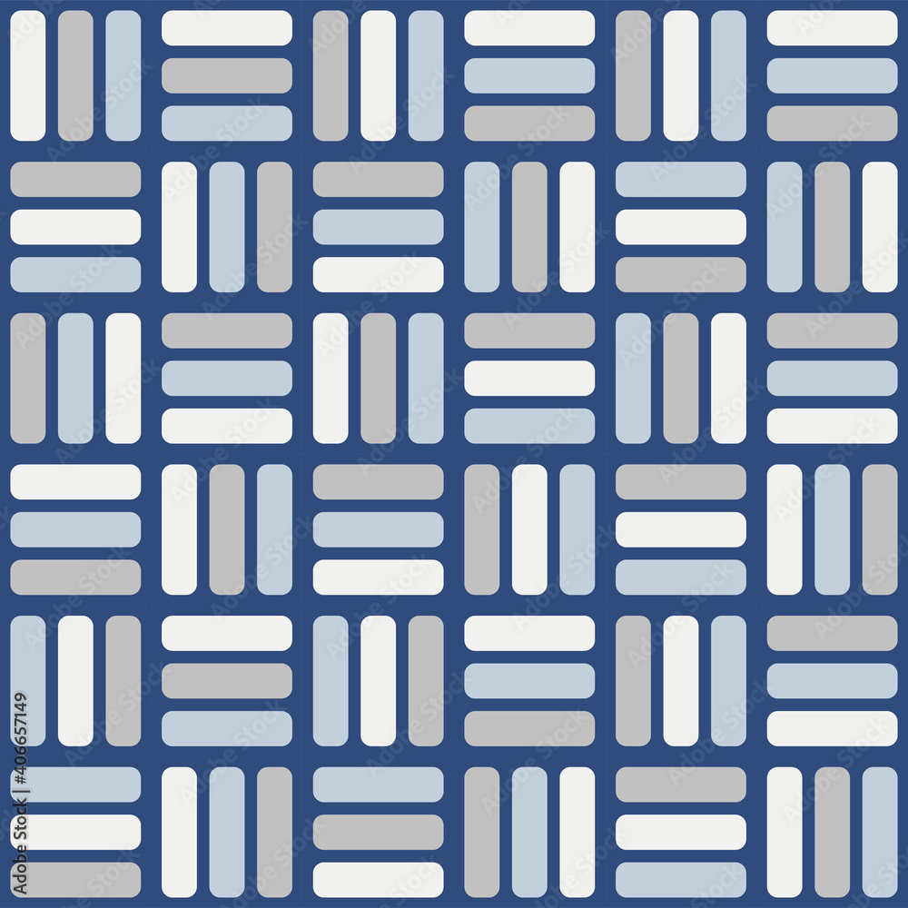 Japanese Square Weave Vector Seamless Pattern Japanese Square Weave Vector Seamless Pattern