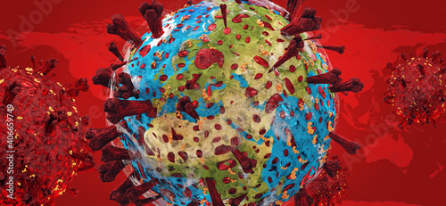 virus pandemic abstract pla...