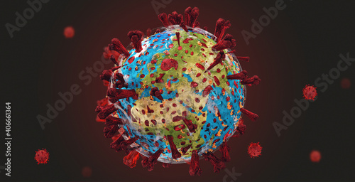 virus pandemic abstract pla...