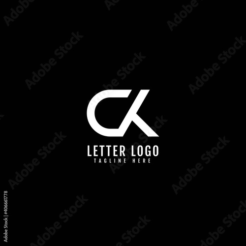 Initial Letter CK logotype company name monogram design for Company and Business logo.