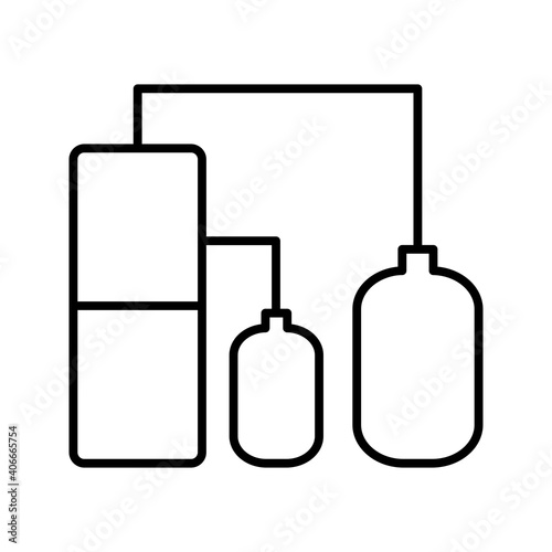 Unique Weather Station Line Vector Icon