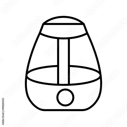 Unique Humidifier Line Vector Icon
