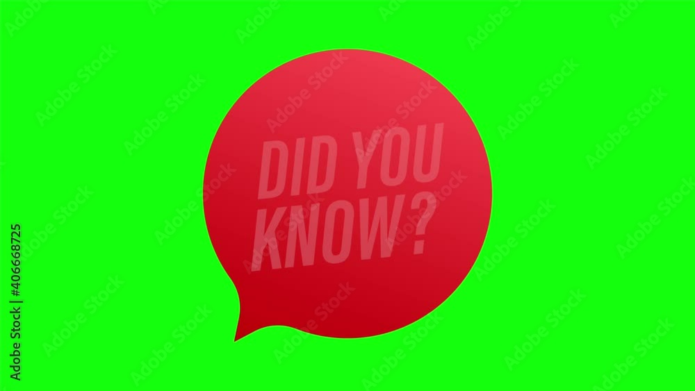 Did You Know Megaphone Label. stock illustration.