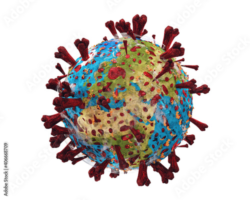 virus pandemic abstract pla...